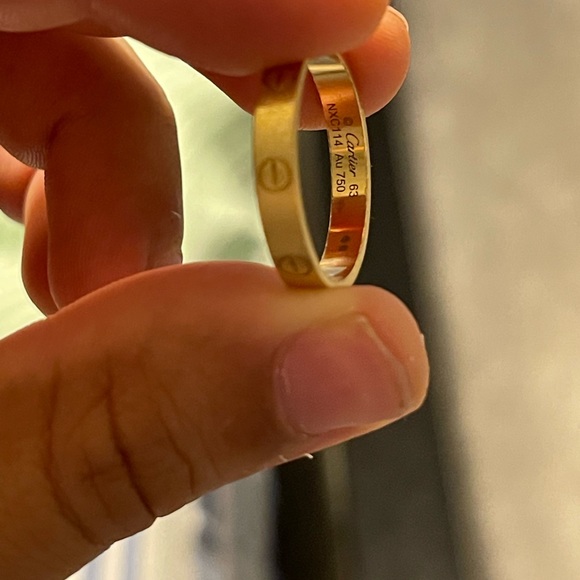 Cartier Size 63 18k Gold Ring - Picture 3 of 5